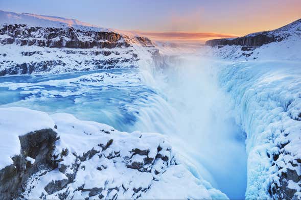 Excursión al Círculo Dorado + Moto de nieve por el glaciar Langjökull