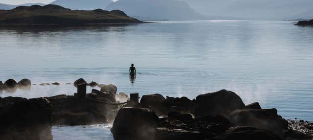 Excursion aux thermes d'Hvammsvík