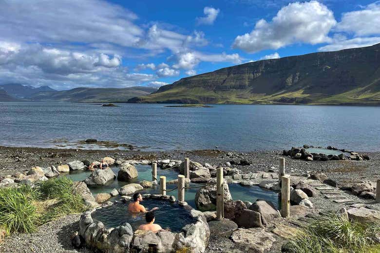 Hvammsvík hot springs