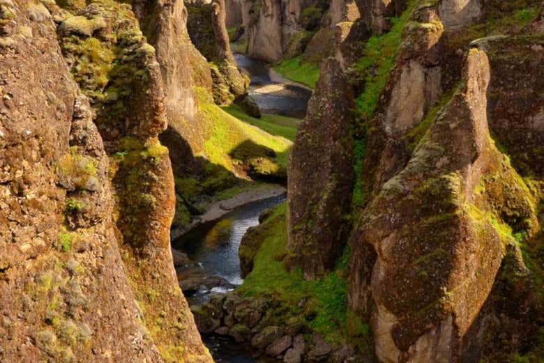 Le canyon du fleuve Fjadrargljufur
