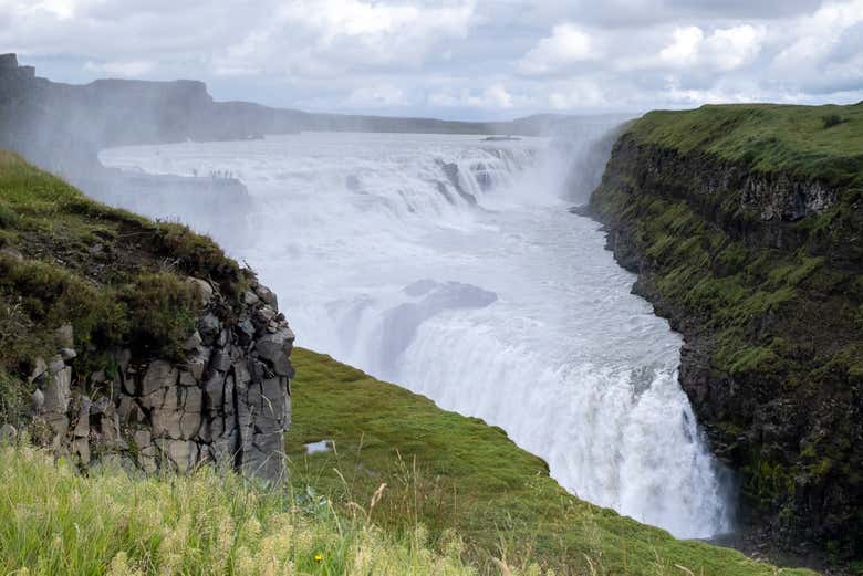 Cascada Gullfoss en el río Hvítá