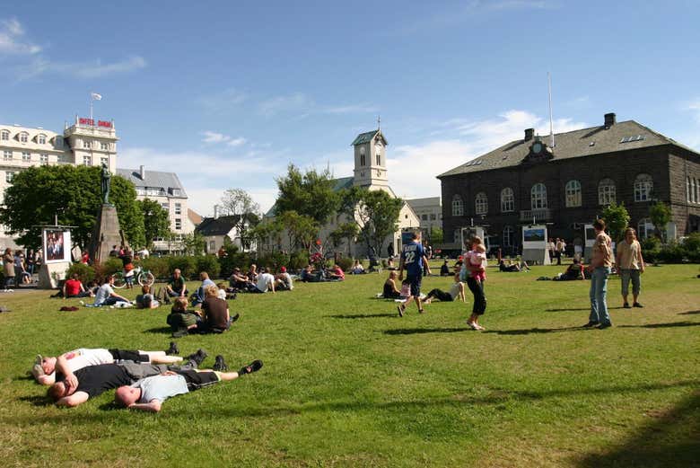 Visitando il centro di Reykjavík