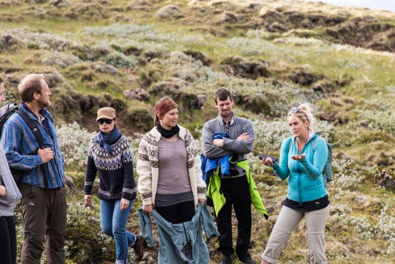 Durante el trekking por el monte Vörðufell