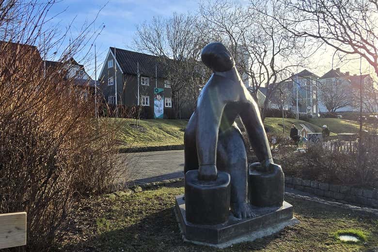 La escultura Water Carrier