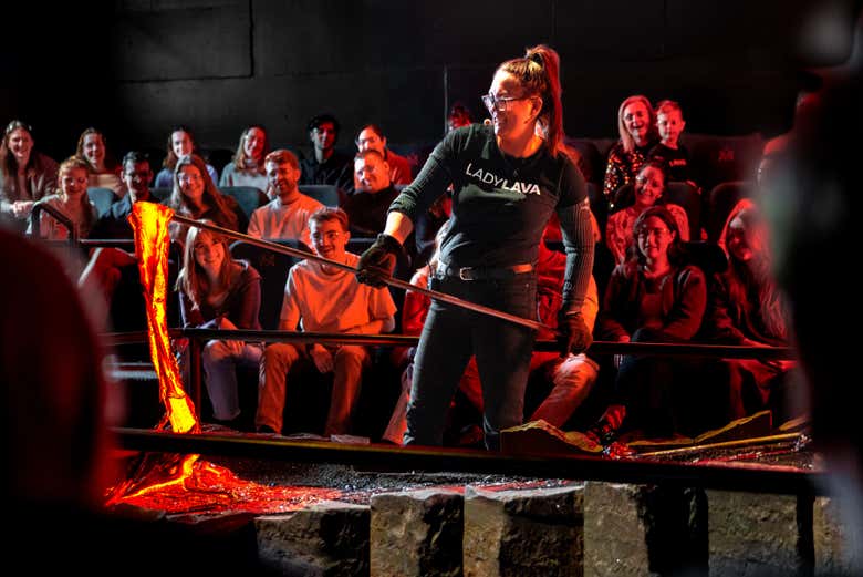 Admire the Lava Show!