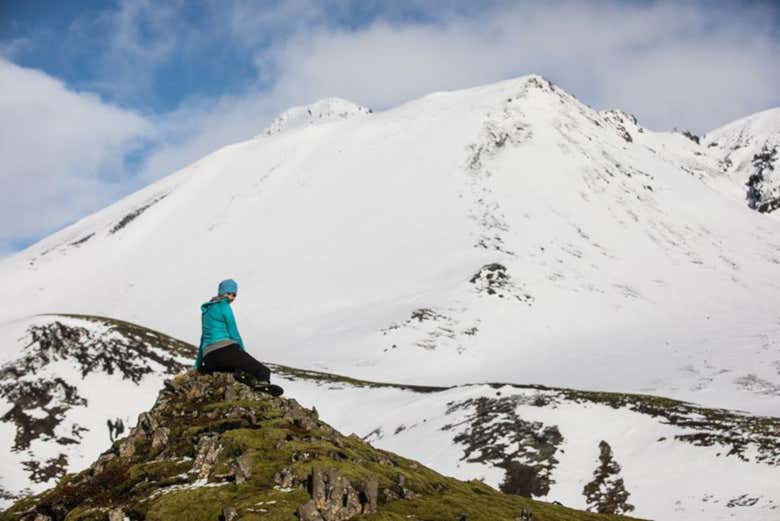 Il paesaggio innevato dell'inverno