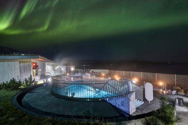 Idromassaggio alla Spa Laugarvatn Fontana