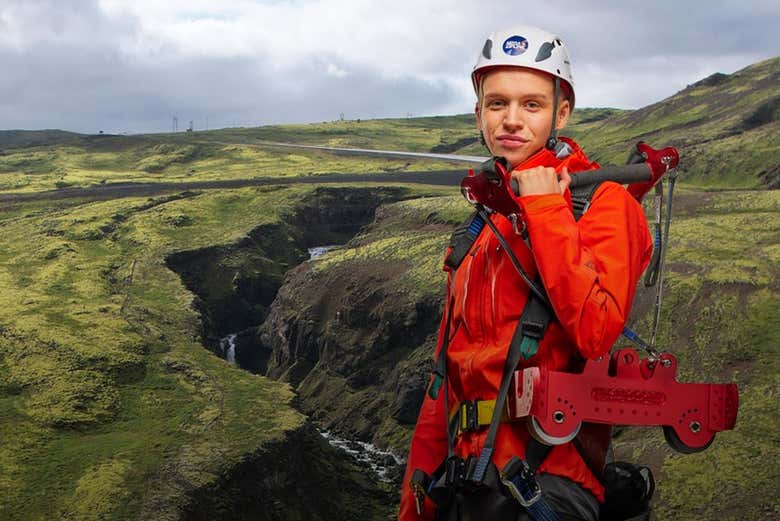 Iceland's longest and fastest zipline!