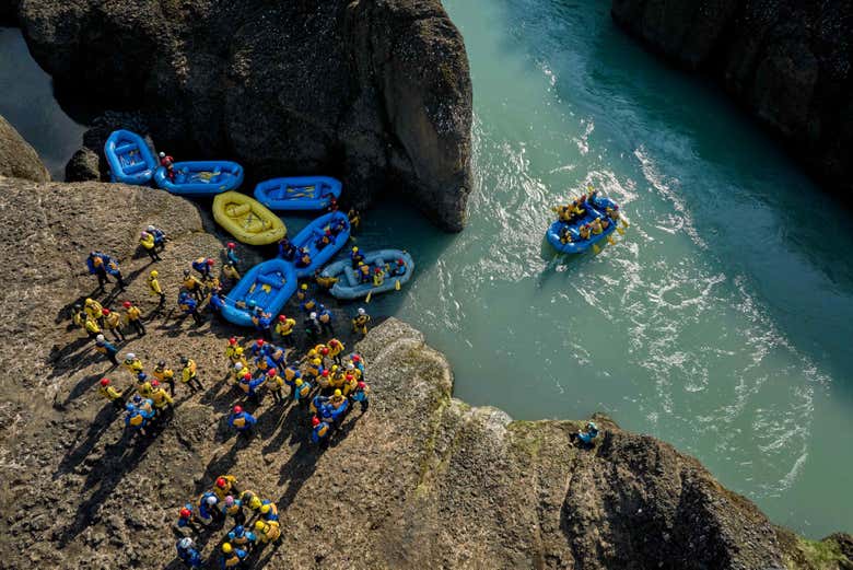 Apreciando el acantilado