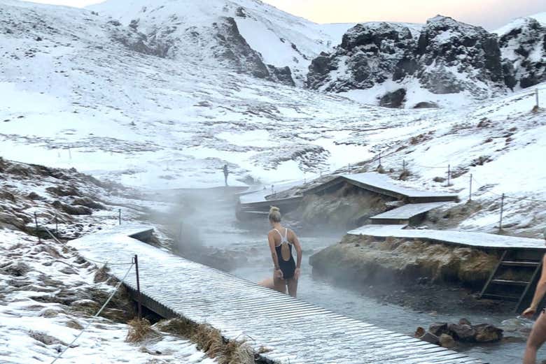 As termas no inverno