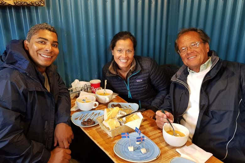 Sampling the local cuisine