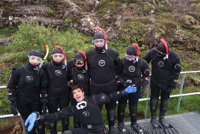 After the dive