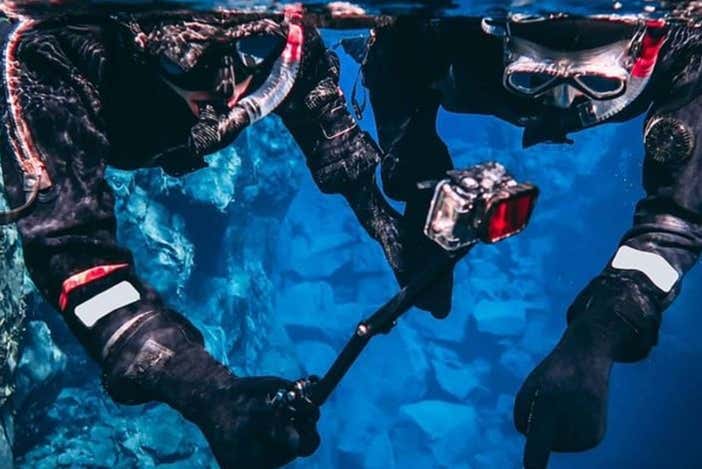 Snorkelling in Iceland