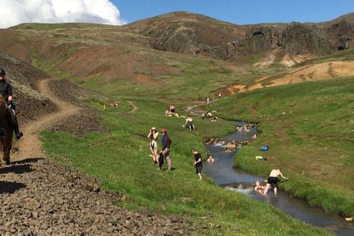 Vista panorâmica das termas