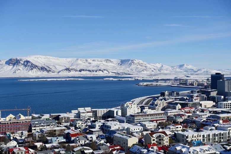 Vista aérea de Reikiavik