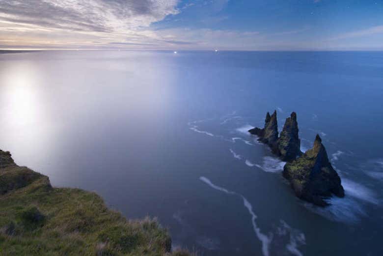 Vue sur la côte d'Islande