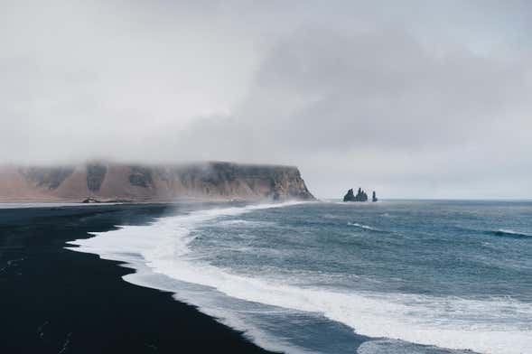 Glaciers et cascades de la côte sud de l'Islande