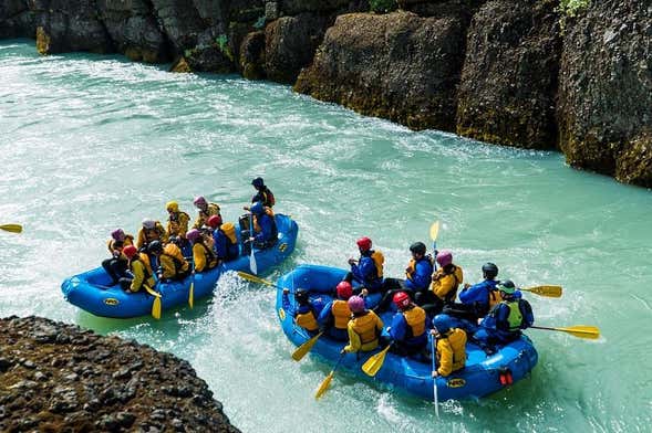 Rafting en el río Hvitá