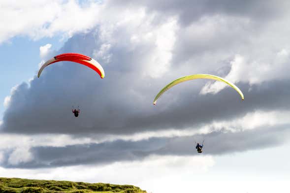 South Iceland Paragliding Flight