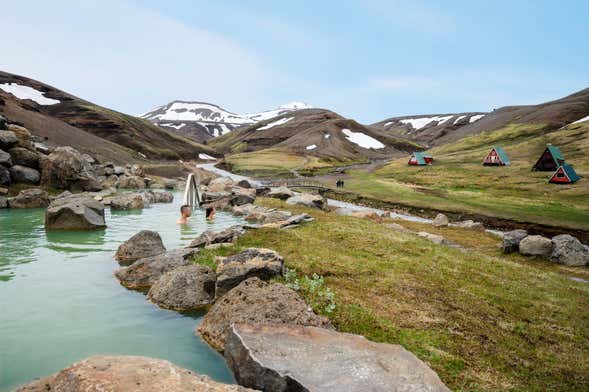 Entrada a las termas Highland Baths