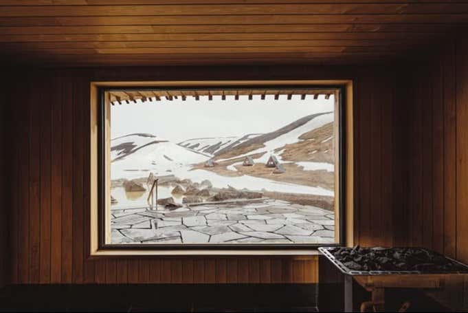 Vistas desde la ventana de Highland Baths