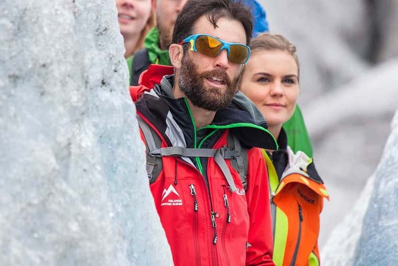 Ruta de senderismo por el glaciar