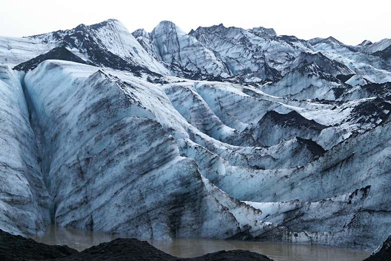 Escalade sur glace et randonnée sur le glacier Sólheimajökull