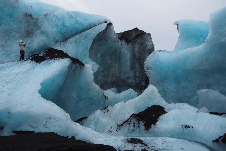Sólheimajökull, na Islândia