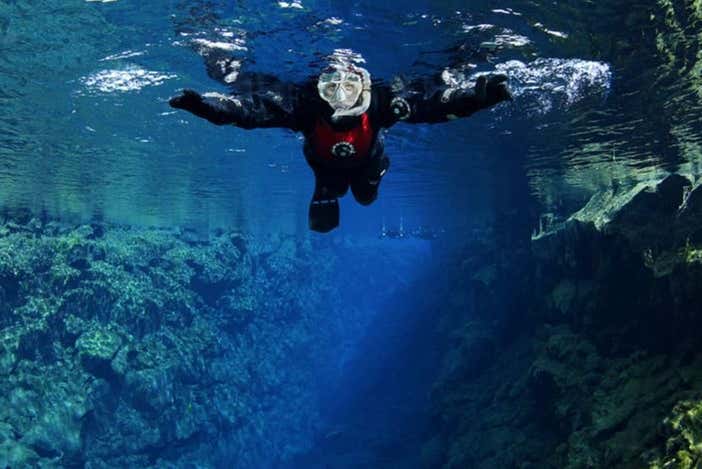 Snorkel en la fisura de Silfra