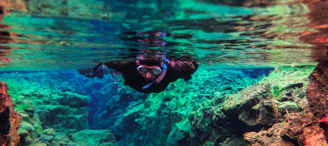 Snorkeling dans la faille de Silfra