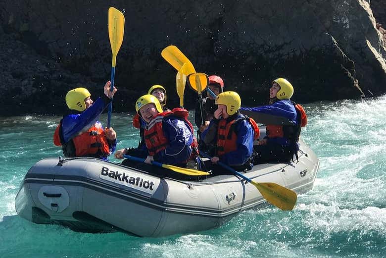 Rafting na Islândia