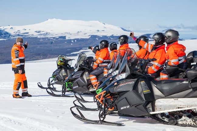 Realizando uma parada durante o tour