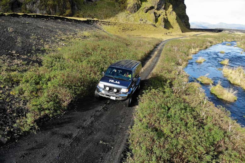 Jipe 4x4 por Vík