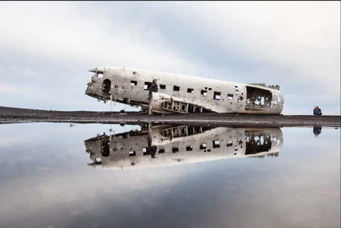 Vista sull'aereo DC-3