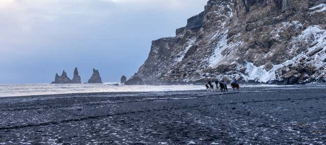 Passeio a cavalo por Reynisfjara