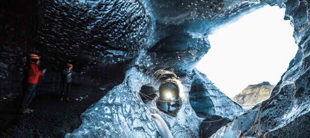 Tour pela gruta de gelo do glaciar Kötlujökull