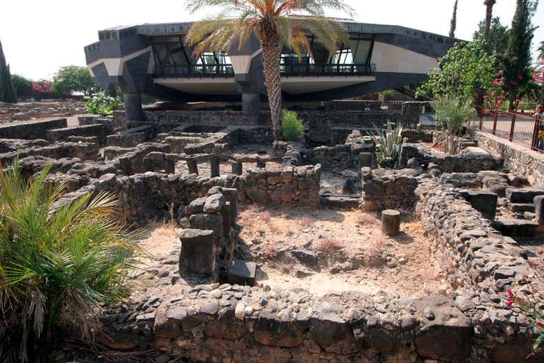 Ancient ruins in Capernaum