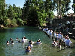 Baptême dans le Jourdain