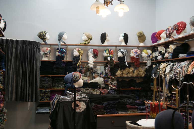 Visiting different speciality shops