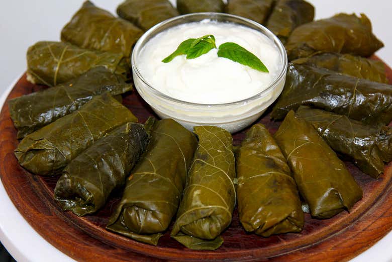 Plato de dolmas