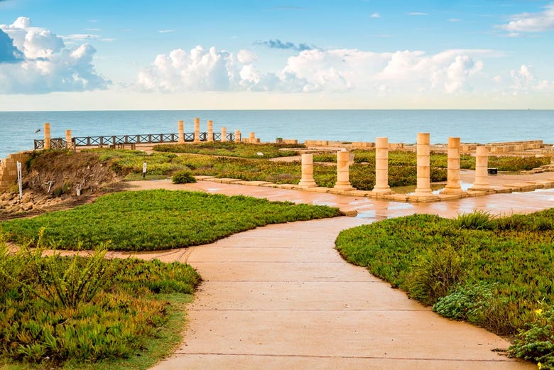 Le rovine romane di Caesarea