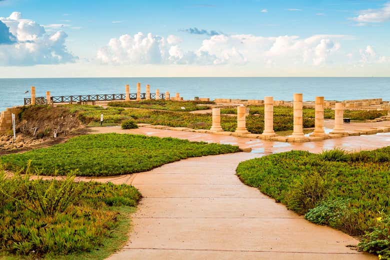 Ruinas de la ciudad romana de Cesarea