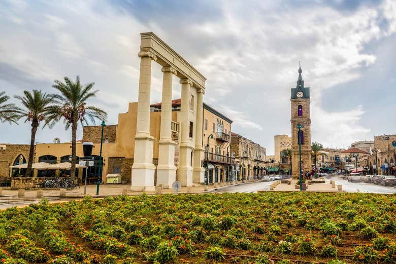 Torre del Reloj, vestigio del Jaffa otomano