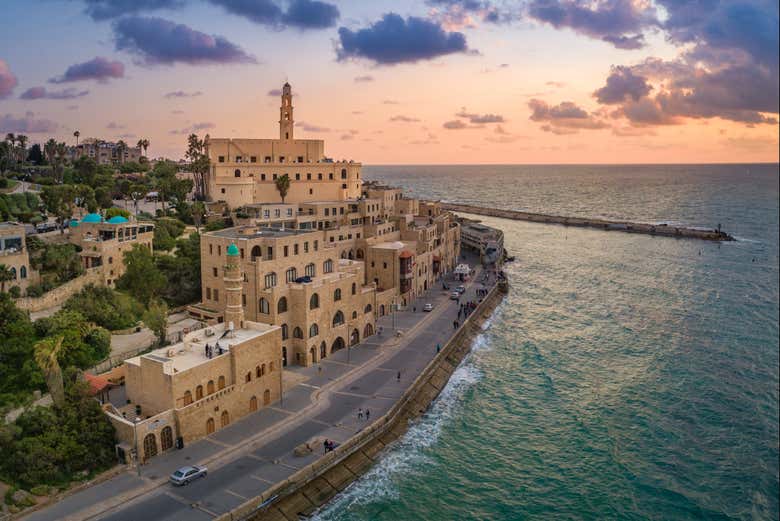 Port de Jaffa au coucher de soleil