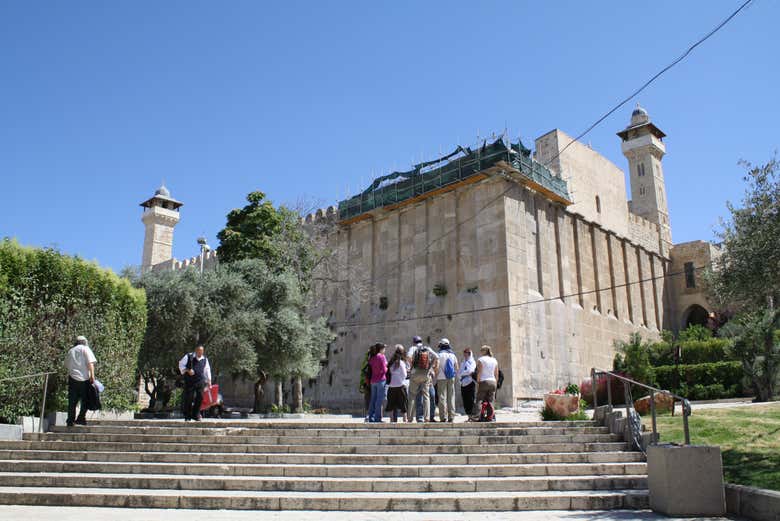 Visitando o centro de Hebron