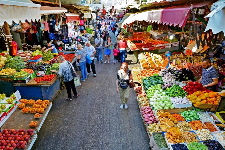 Visitando o Mercado do Carmelo de Tel Aviv