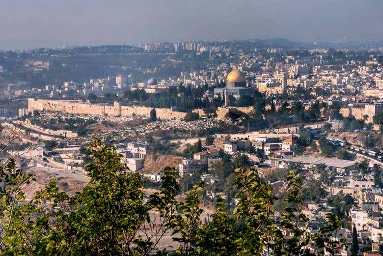 Jerusalém vista do Monte das Oliveiras