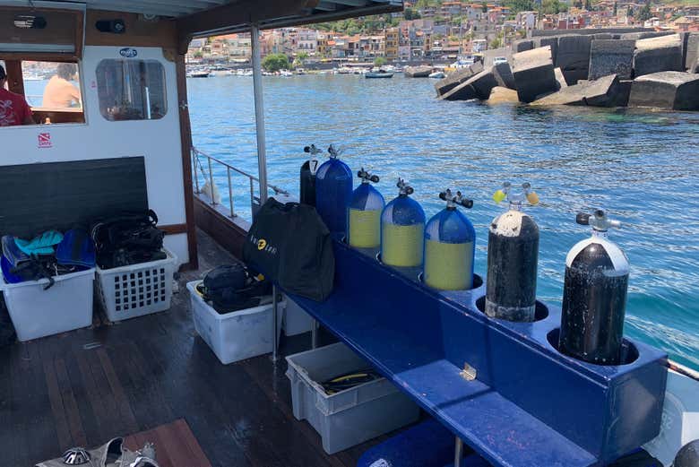 Equipo de buceo
