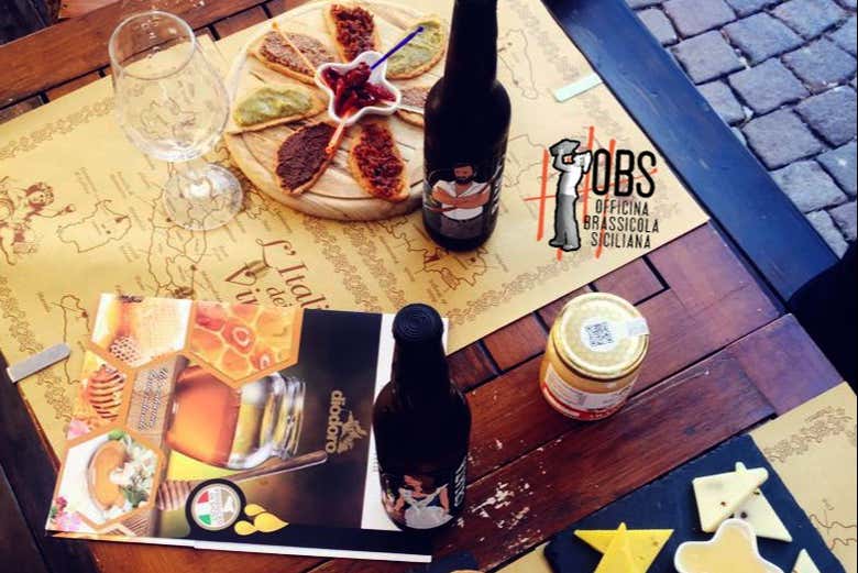 Birra e stuzzichini