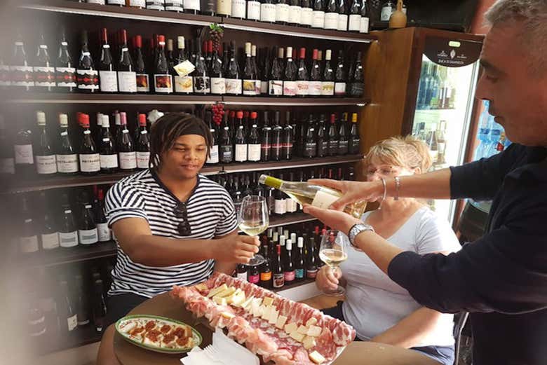 Degustazione di prodotti siciliani